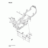 Схема вузла: Рама (An400zal1 e28) для Suzuki AN400 Burgman (EU analogue of SkyWave)