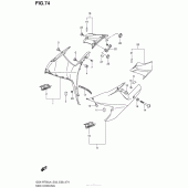 Схема вузла: Side Cowling (Agq) для Suzuki GSX-R750