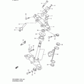 Схема узла: Рулевая траверса для Suzuki DR125