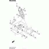 Схема узла: Рычаг прогрессии для Suzuki SV650