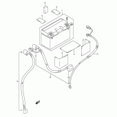 Схема вузла: Акумулятор для Suzuki DR-Z400 DR-Z400E