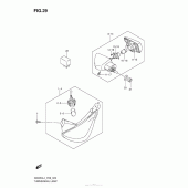 Схема узла: Поворотники для Suzuki GW250 Inazuma