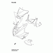 Схема узла: Передний обтекатель (Gs500fk5/fuk5) для Suzuki GS500