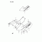 Схема вузла: Бічні панелі (Model) для Suzuki GSX1100