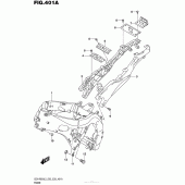 Схема вузла: Рама для Suzuki GSX-R600
