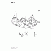 Схема узла: Спидометр для Suzuki GSX-R750