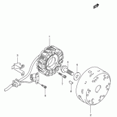 Схема вузла: Статор & Ротор для Suzuki SV650