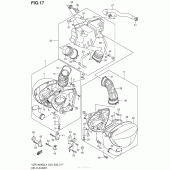 Схема узла: Воздушный фильтр (Vzr1800Bzl4 E28) для Suzuki VZR1800 Boulevard M109R B.O.S.S