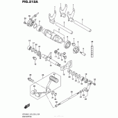 Схема узла: Копирный вал & Вилки & Вал переключения для Suzuki VZR1800 Boulevard M109R B.O.S.S
