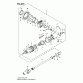 Схема вузла: Редуктор & Карданний вал (See note) для Suzuki VL800 Intruder C800C/Boulevard C50C