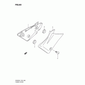 Схема вузла: Бічні панелі для Suzuki SV650