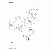 Схема узла: Сиденье для Suzuki GSX-R1000