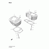 Схема узла: Цилиндр для Suzuki VLR1800 Intruder C1800R/ Boulevard C109R
