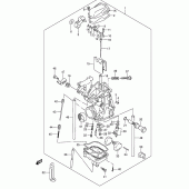 Схема узла: Карбюратор (E3/e28) для Suzuki DR-Z250
