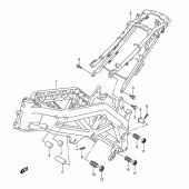 Схема узла: Рама (Model k4/k5) для Suzuki SV1000