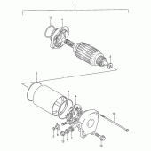 Схема вузла: Стартер електричний для Suzuki DR650 DR650RE