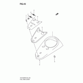 Схема вузла: Накладка паливного бака Suzuki VLR1800 Intruder C1800R/ Boulevard C109R