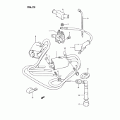 Схема узла: Электрооборудование для Suzuki GSX1100