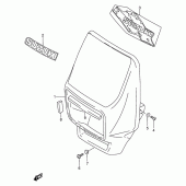 Схема вузла: Кожух фари для Suzuki DR650 DR650RE