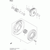 Схема узла: Привод стартера для Suzuki DR-Z400 DR-Z400SM