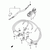 Схема вузла: Електрообладнання (Gsf1200sav/saw/sax/say) для Suzuki GSF1200 Bandit