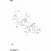 Схема вузла: Балансувальний вал для Suzuki GSX-R750