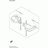 Схема вузла: Захист рук (Опція) для Suzuki DL1000 V-Strom