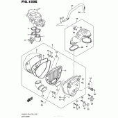 Схема вузла: Повітряний фільтр (Vl800Tl5 E33) для Suzuki VL800 Boulevard C50T