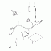 Схема вузла: Електропроводка для Suzuki DR350