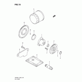Схема вузла: Масляний насос Suzuki DL650 V-Strom