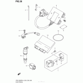 Схема узла: Электрооборудование (Gsx1300Ral4 E33) для Suzuki GSX1300 Hayabusa