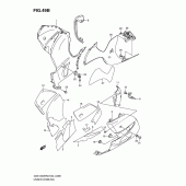 Схема узла: Нижний обтекатель (Model l0) для Suzuki GSX1300 Hayabusa