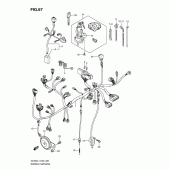 Схема узла: Электропроводка (Dl650uel1 e19) для Suzuki DL650 V-Strom