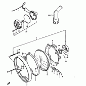 Схема вузла: Для спеціального ринку (E2) для Suzuki GS1000