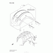 Схема вузла: Rear Fender (Vl800T E03) для Suzuki VZ800 Boulevard M50