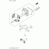 Схема узла: Задний фонарь (Стоп-сигнал) для Suzuki DR-Z400 DR-Z400SM