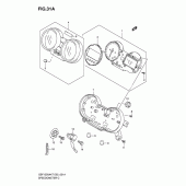 Схема вузла: Спідометр (Gsf1250sk7/sk8/sk9/sl0) для Suzuki GSF1250 Bandit