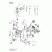 Схема вузла: Електропроводка (Gsx1250fal1 e24) для Suzuki GSX1250