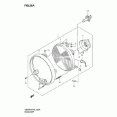 Схема узла: Фара (Gs500k4/k5/k6uk4/k5/k6 p2,  p19,  p54) для Suzuki GS500