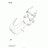 Схема вузла: Накладка фари Suzuki VZ1500 Boulevard M90