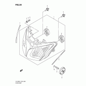 Схема вузла: Фара для Suzuki DL1000 V-Strom