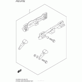 Схема вузла: Кріплення заднього кофра (Опція) для Suzuki DL1000 V-Strom