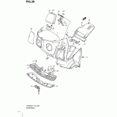 Схема узла: Передний бардачок для Suzuki UH200 Burgman