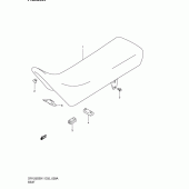 Схема узла: Сиденье (Model k2) для Suzuki DR125
