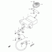 Схема вузла: Електроустаткування для Suzuki DR350