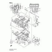 Схема узла: Картер двигателя для Suzuki GSX1300 Hayabusa