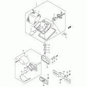 Схема вузла: Задній ліхтар (Стоп-сигнал) для Suzuki DR-Z250