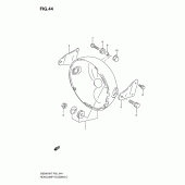 Схема вузла: Кожух фари (Without cowling) для Suzuki GS500