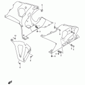 Схема вузла: Кріплення обтічників для Suzuki GSX-R600