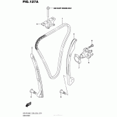 Схема вузла: Ланцюг ГРМ & Натягувач & Заспокоювач Suzuki GSX-R1000